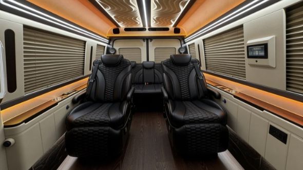 8 passenger sprinter van inside grand rapids