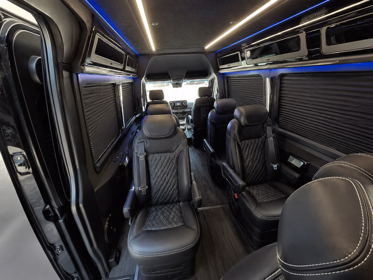10 passenger sprinter van inside