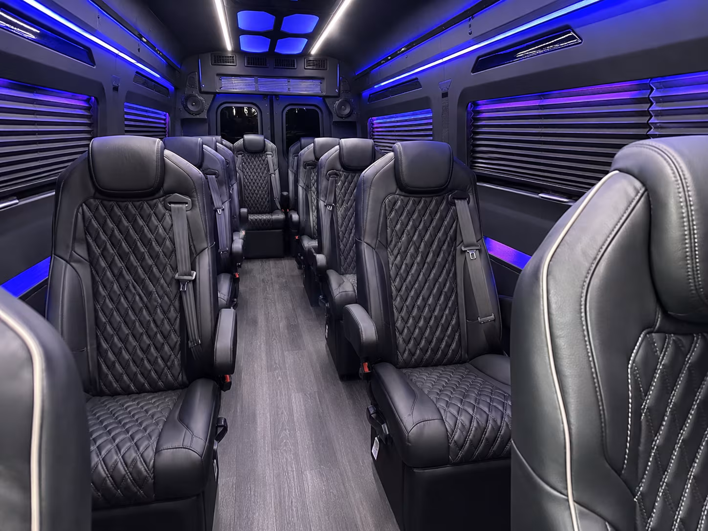 grand rapids 15 passenger sprinter van inside