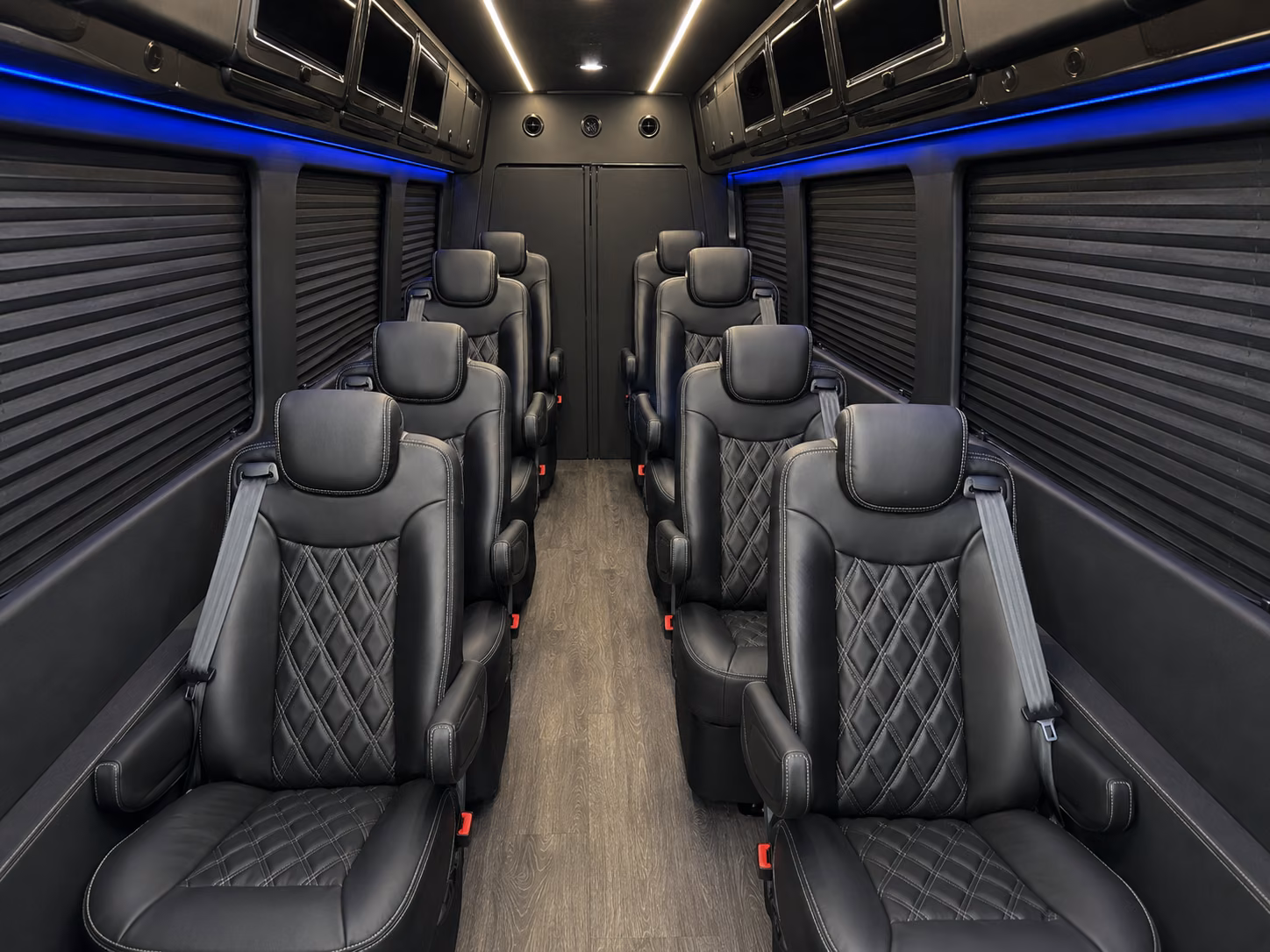 grand rapids 18 passenger sprinter van inside