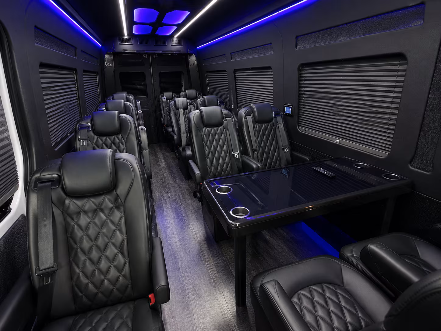 grand rapids 20 passenger sprinter van inside