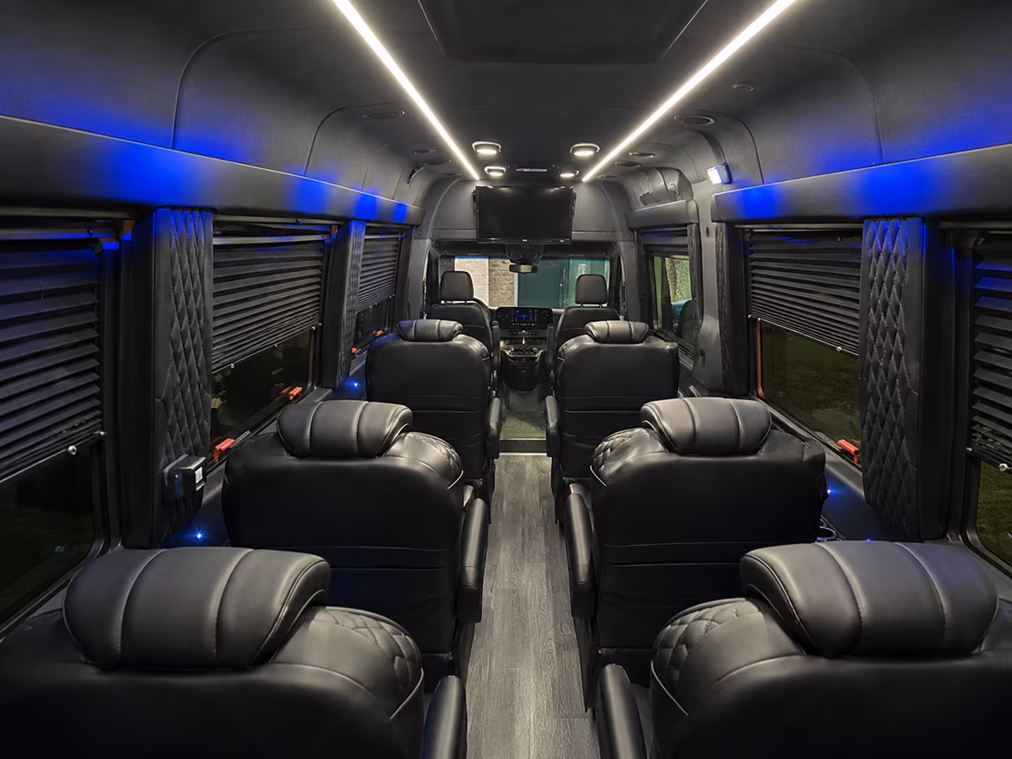 grand rapids 8 passenger sprinter van inside