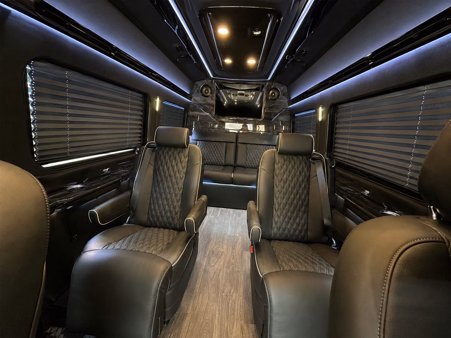grand rapids 8 passenger sprinter van interior