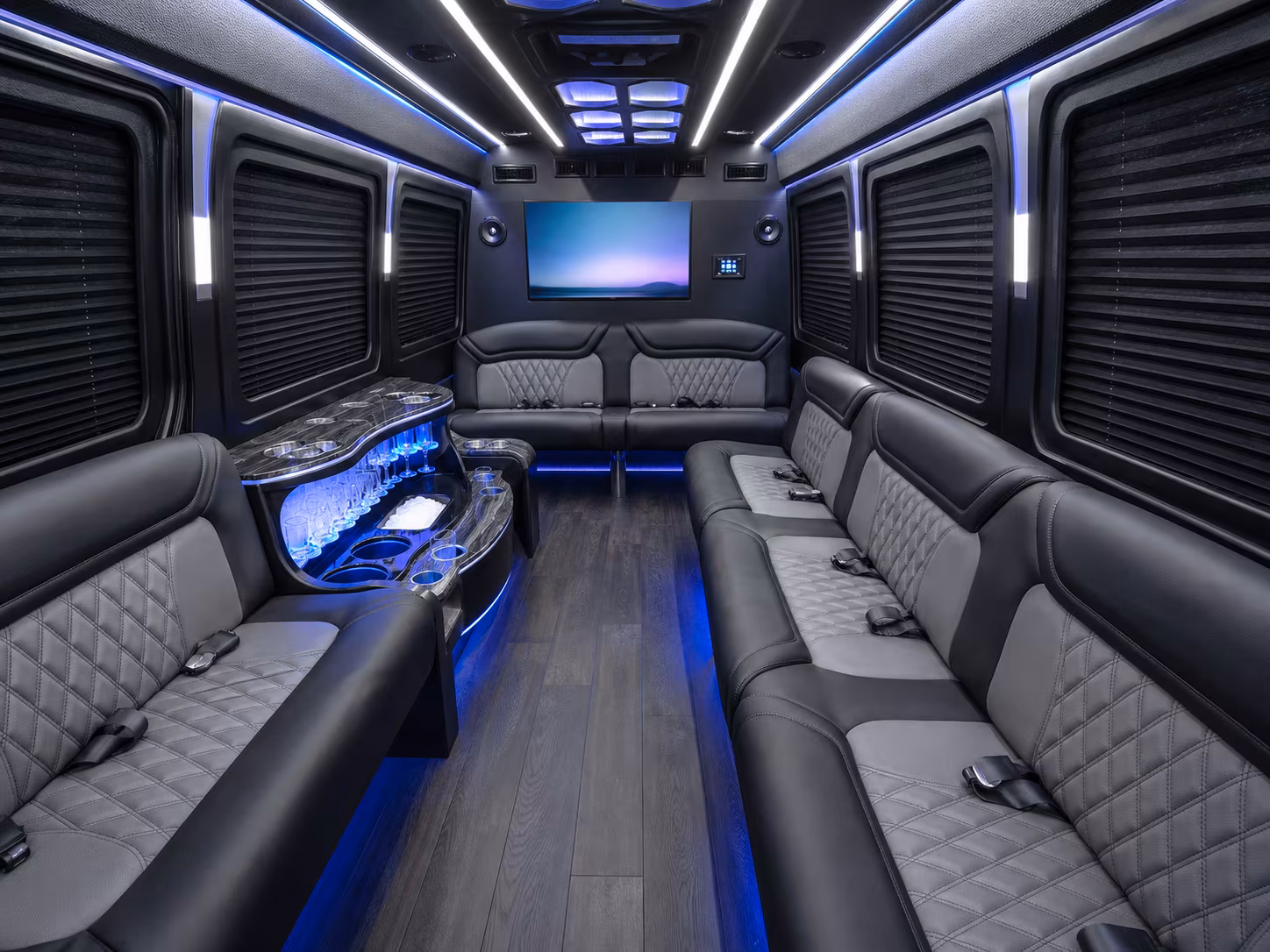 grand rapids sprinter limousine inside