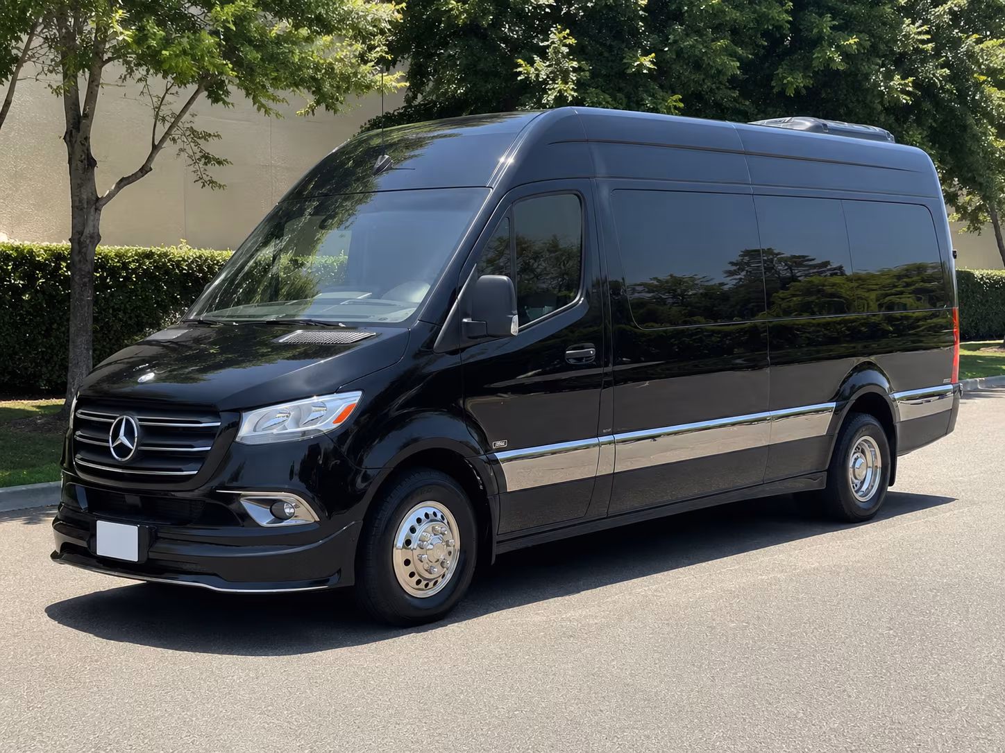 warehouse distribution center and industrial park sprinter van shuttles in grand rapids